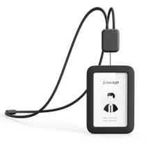 Cordões de suporte de crachá de identificação SANTLET de silicone com cabo retrátil Cordões de suporte de crachá de identificação SANTLET de silicone com cabo retrátil