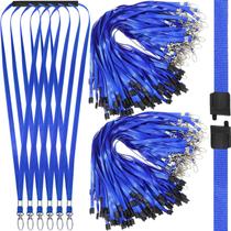 Cordões Harloon 200 Unidades de Nylon Destacável 45cm Azul