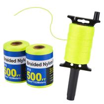 Cordón Trenzado de Nylon Hilo 18 Cuerda de Nylon Trenzada 153 m Amarilla