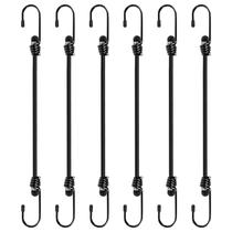 Cordones elásticos QGEIB 6 unidades, 91 cm resistentes con ganchos Cordones elásticos QGEIB 6 unidades, 91 cm resistentes con ganchos