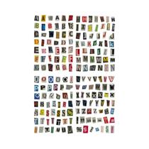Coreano Inglês Alfabeto Número Símbolo Etiqueta Adesivo Diy Scrapbooking Diário Colagem Álbum