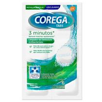 Corega Tabs Limpeza 3 Minutos Com 6 Comprimidos Eferverscente GSK - GSK OTC