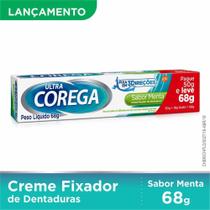 Corega Ultra Creme Fixador Para Dentaduras Menta 68g