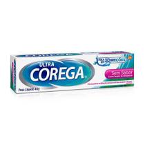 Corega Ultra Creme Fixador Sem Sabor Com 40G Corega Ultra Creme Fixador Sem Sabor Com 40G