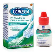 Corega Ultra Pó Fixador Para Dentaduras 12 Horas 22G Corega Ultra Pó Fixador Para Dentaduras 12 Horas 22G