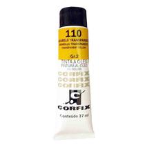 Corfix Tinta A Óleo 37Ml Amarelo Transparente 110 G2