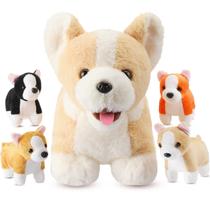 Corgi de Pelúcia Skylety - Brinquedo Infantil com Bebês
