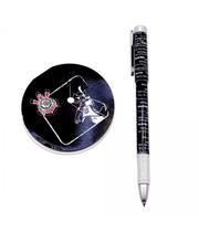 Corinthians kit caneta roller pen com bloco de anotações auto adesivo c1610-1-b