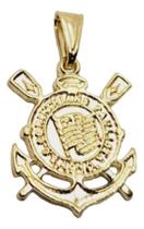 Corinthians Pingente Com Corrente Folheado Ouro 60 Cm - Masculino Corinthians Pingente Com Corrente Folheado Ouro 60 Cm - Masculino