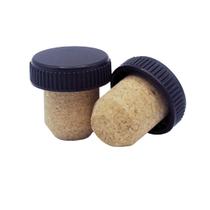 Cork Bar Top Stopper Jelinek Cork Haste de 19,5 mm com tampa nervurada Cork Bar Top Stopper Jelinek Cork Haste de 19,5 mm com tampa nervurada