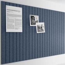 Cork Board Bumusty Felt Bulletin Board Tiles, pacote com 6 peças, azul jeans
