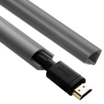 Corner Cable Concealer ZhiYo 136in para 1 fio - cinza Corner Cable Concealer ZhiYo 136in para 1 fio - cinza