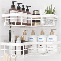 Corner Shower Caddy Sakugi X-Large, pacote com 2 unidades, aço inoxidável Corner Shower Caddy Sakugi X-Large, pacote com 2 unidades, aço inoxidável