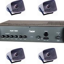 Corneta Balde Fibrasom G 086 ( 4 pç ) + Amplificador PWM1000 LL Audio