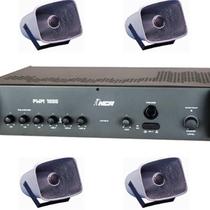 Corneta Balde Fibrasom G 086 - 4Pç + Amplificador Pwm1000