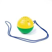 Corneta com Corda Formato de Bola Brasil Copa do Mundo Verde e Amarelo Corneta com Corda Formato de Bola Brasil Copa do Mundo Verde e Amarelo