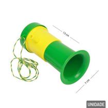Corneta de Plástico 13cm com Alça Brasil Corneta de Plástico 13cm com Alça Brasil