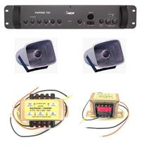 Corneta G-086 - 2 Pçs + Amplificador, Chamada De Caminhões