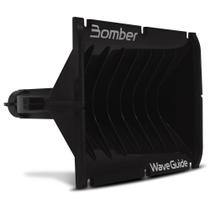 Corneta Guia de Ondas Bomber Wave Guide 8" Preta Boca Retangular Trio Elétrico