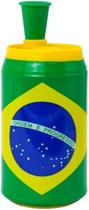Corneta Lata Copa Do Mundo Verde e Amarela Som Forte Torcida Brasil