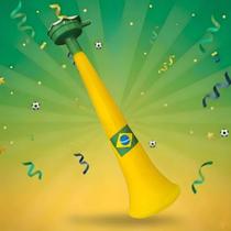 Corneta Vuvuzela Brasil 28cm Corneta Vuvuzela Brasil 28cm