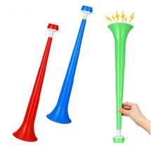 Cornetas de estádio PULJOGDE, kit com 3 unidades, 61 cm, retráteis, apitos de torcida Cornetas de estádio PULJOGDE, kit com 3 unidades, 61 cm, retráteis, apitos de torcida