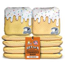 Cornhole365 Jogo de 8 Sacos Profissionais Stick & Slide para Cornhole Cornhole365 Jogo de 8 Sacos Profissionais Stick & Slide para Cornhole