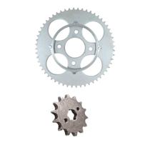 Coroa 56 dentes puxar carretinha gas titan 150 + pinhao