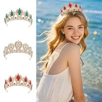 Coroa Alta Miss Vermelho Noivas 15 Anos