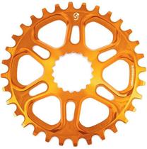 Coroa Bike Padrão Hollowgram / FSA - Alumínio CNC - Laranja - Sledgehammer