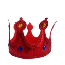 Coroa Chapéu bordado em Tecido Carnaval Festa Aniversário Cosplay príncipe princesa Fantasia - MASKFANTASI