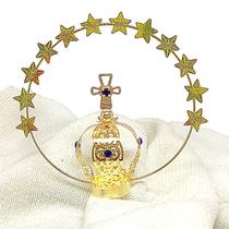 Coroa Com Estrelas Nº6 Nossa Senhora de Fátima 30cm a 40cm - Divinário