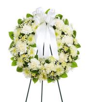 Coroa Condolências Branco Coroa Condolências Branco
