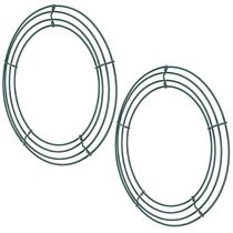 Coroa de arame com molduras de metal verde Sumind para o Natal de 30 cm Coroa de arame com molduras de metal verde Sumind para o Natal de 30 cm
