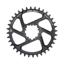 Coroa De Bicicleta Com Dentes Largos E Estreitos, Offset 0/3/6mm, 30-38T, Para Pedivela Sram De 3