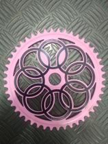 Coroa de bicicleta rosa Coroa de bicicleta rosa