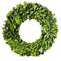 Coroa de buxo preservada BOXWOOD VALLEY 28 cm de diâmetro