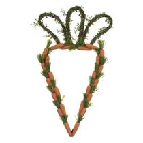 Coroa de cenoura artificial Vickerman 56 cm, decoração laranja Coroa de cenoura artificial Vickerman 56 cm, decoração laranja
