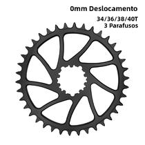 Coroa De Corrente 34T 36T 38T 40T Com Dentes Estreitos E Largos, Offset De 0mm Para Pedivela SRAM De