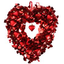 Coroa de Flores Sggvecsy em Formato de Coração - 45cm - Dia dos Namorados