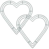 Coroa de Flores URATOT - Formato Coração (35cm) - Pacote com 2