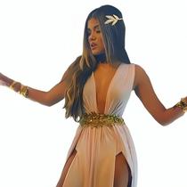 Coroa de Louros pra Fantasia Deus Grego Deusa Grega Romana Dourada