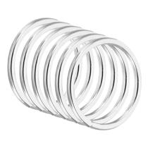 Coroa de macramê de metal de 1,4 cm Dream Catcher Rings PATIKIL, 6 peças