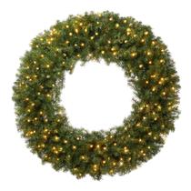 Coroa de Natal Casafield, artificial pré-iluminada, 122 cm com luzes brancas