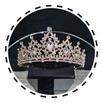 Coroa de Noiva Casamento Debutante 15 anos Miss Princesa