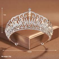 Coroa De Noiva Tiara Cabelo Casamento Debutante Coque T109