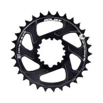 Coroa de Pedaleira Sram 3 Parafusos 30-38T - Prato Largo e Estreito para Disco Único