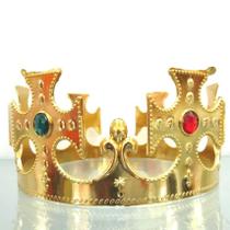 Coroa De Rei Dourado Acessório Para Fantasias - Era uma vez