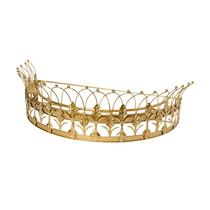 Coroa Decorativa de Metal para Cortina ou Dossel Creative Co-Op Dourada
