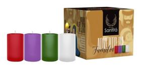 Coroa Do Advento 4 Velas Tempo Do Advento Kit C/ 4 Cores